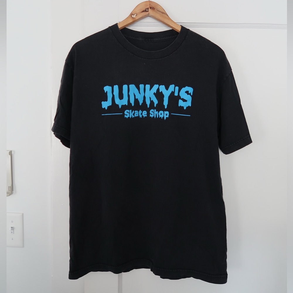 Junky's Skate Shop Black T-Shirt